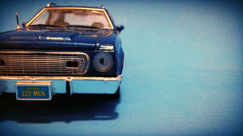 Illustration for article titled Tangled up in blue! Motor Max's '74 Amc GremlinÂ